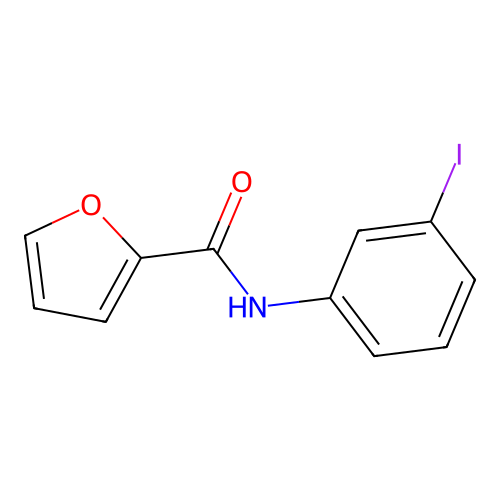 N-(3-iodophenyl)furan-2-carboxamide structure