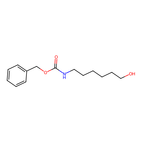 Carbamic acid, (6-hydroxyhexyl)-, phenylmethyl ester structure
