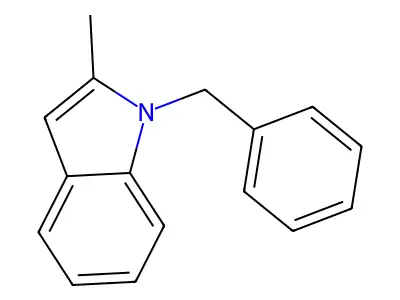 1-Benzyl-2-methylindole structure