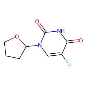 替加氟 structure