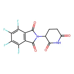 Tetrafluorothalidomide structure
