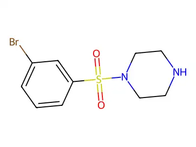 1-(3-Bromobenzenesulfonyl)piperazine structure