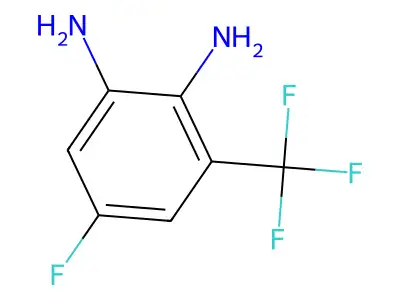 5-Fluoro-3-(trifluoromethyl)benzene-1,2-diamine structure