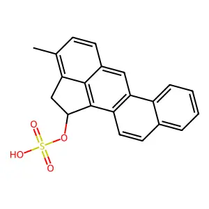 1-Sulfooxy-3-methylcholanthrene structure