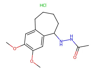N'-(2,3-dimethoxy-6,7,8,9-tetrahydro-5H-benzo[7]annulen-5-yl)acetohydrazide structure