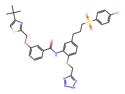 YM158 free base structure