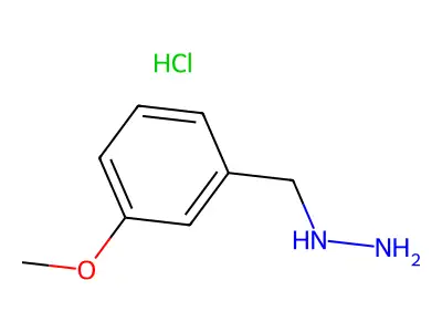 3-Methoxybenzylhydrazine dihydrochloride structure