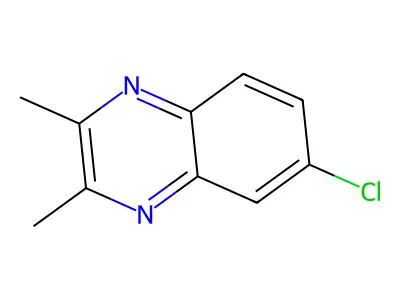 6-Chloro-2,3-dimethylquinoxaline structure