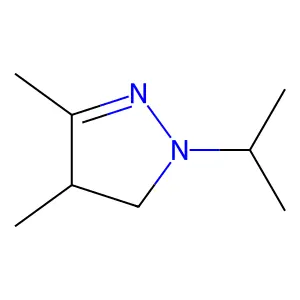 2-Pyrazoline, 1-isopropyl-3,4-dimethyl- structure