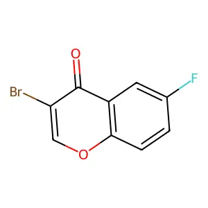 3-Bromo-6-fluorochromone structure