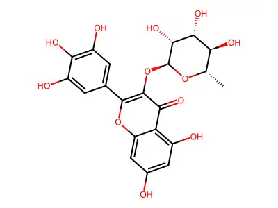 杨梅苷 structure