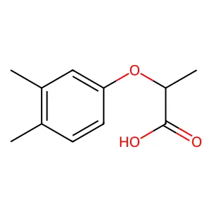 (2R)-2-(3,4-dimethylphenoxy)propanoic acid structure