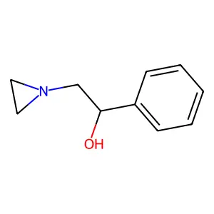 1-Aziridineethanol, alpha-phenyl- structure