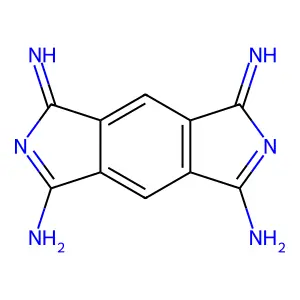 3,5-Dihydro-3,5-diiminobenzo[1,2-C:4,5-C']dipyrrole-1,7-diamine structure