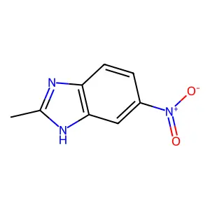 2-Methyl-5-nitrobenzimidazole structure