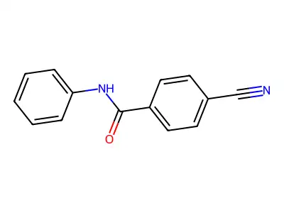 Benzamide, 4-cyano-N-phenyl- structure