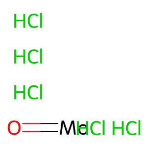 Oxomolybdenum;pentahydrochloride structure