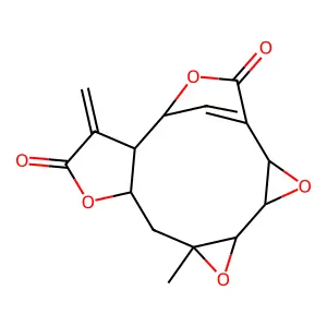 Mikanolide structure
