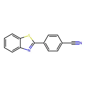 4-(1,3-苯并噻唑-2-基)苯甲腈 structure