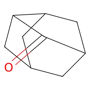 Tricyclo(3.2.1.13,6)nonan-7-one structure