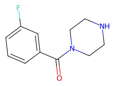 1-(3-Fluorobenzoyl)piperazine structure