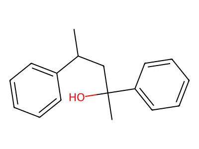 2,4-Diphenylpentan-2-ol structure
