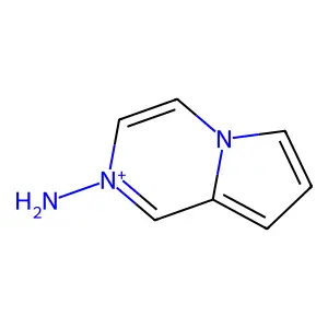2-Aminopyrrolo[1,2-a]pyrazin-2-ium structure