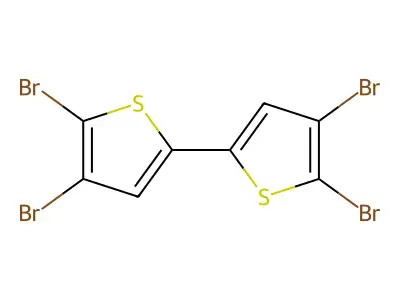 4,4',5,5'-Tetrabromo-2,2'-bithiophene structure
