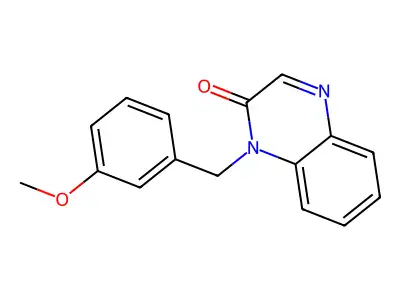 1-[(3-methoxyphenyl)methyl]-2(1H)-Quinoxalinone structure