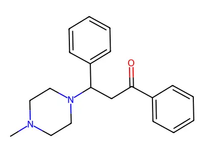 3-(4-Methylpiperazinyl)-3-phenylpropiophenone structure