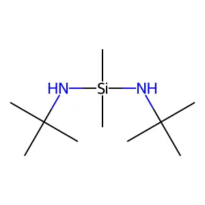 Silanediamine, N,N'-bis(1,1-dimethylethyl)-1,1-dimethyl- structure