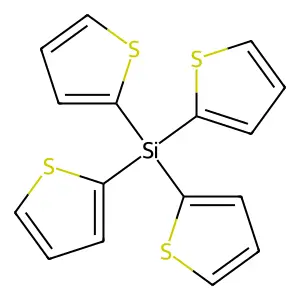 Tetrathiophen-2-ylsilane structure