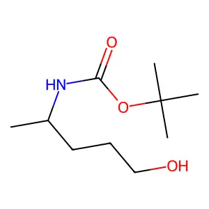 叔丁基N-(5-羟基戊-2-基)氨基甲酸酯 structure