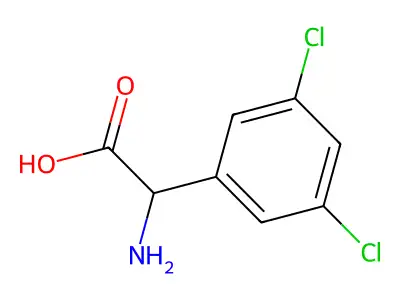 2-amino-2-(3,5-dichlorophenyl)acetic Acid structure