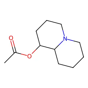 2H-Quinolizin-1-ol, octahydro-, acetate (ester), hydrochloride, (Z)- structure