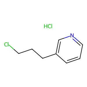 Pyridine, 3-(3-chloropropyl)-, hydrochloride structure