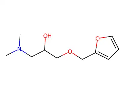 1-(Dimethylamino)-3-(2-furylmethoxy)propan-2-ol structure