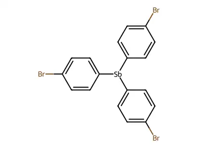 Tris(4-bromophenyl)antimony structure