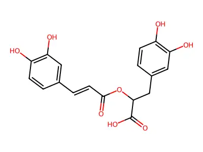 迷迭香酸 structure