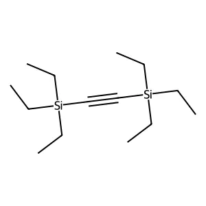 Bis(triethylsilyl)acetylene structure