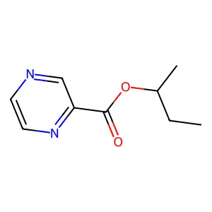 Sec-butyl pyrazine-2-carboxylate structure