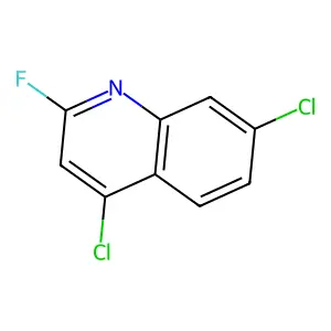 4,7-Dichloro-2-fluoroquinoline structure
