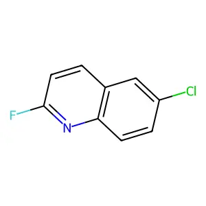 6-Chloro-2-fluoroquinoline structure