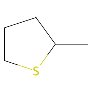 2-Methyltetrahydrothiophene structure