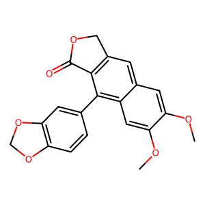 Justicidin B structure