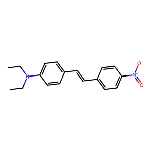 4'-Diethylamino-4-nitrostilbene structure