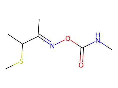 [(E)-3-methylsulfanylbutan-2-ylideneamino] N-methylcarbamate structure
