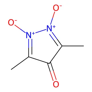 3,5-Dimethyl-1,2-dioxo-4H-1lambda~5~,2lambda~5~-pyrazol-4-one structure