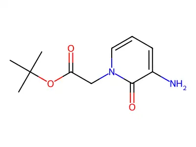 3-Amino-1-(tert-butoxycarbonylmethyl)-2-pyridinone structure