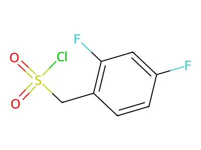 (2,4-difluorophenyl)methanesulfonyl Chloride structure